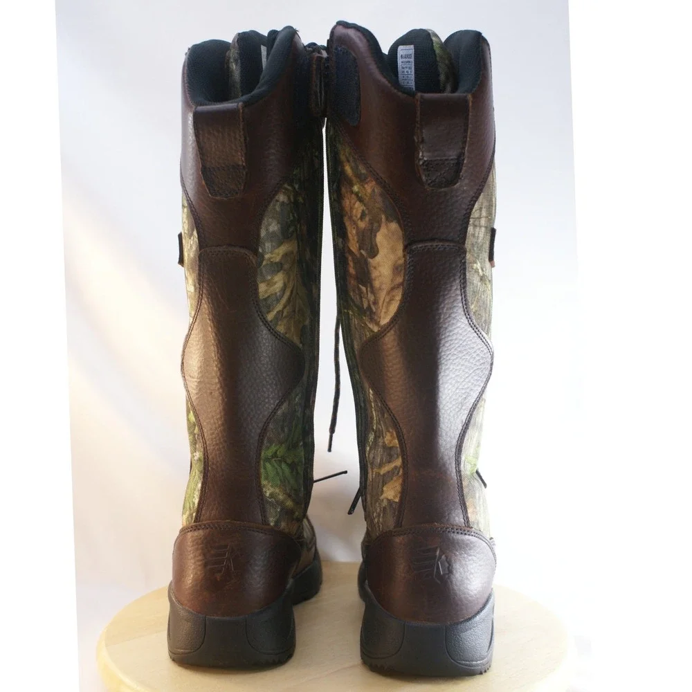 LaCrosse Venom 18 Mens Snake Boots Mossy Oak Camo Waterproof Hunting 425616 6.5